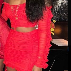 two piece skirt set fashion nova
